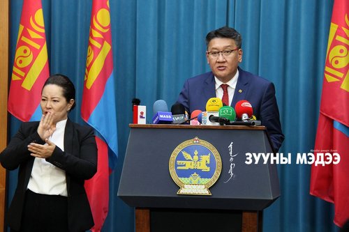Фото: Засгийн газар цаг үеийн асуудлаар мэдээлэл хийлээ